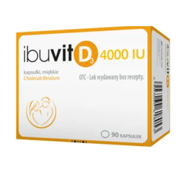 Ibuvit D3 4000 IU, 4000 IU, kapsułki miękkie, 90 szt.