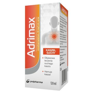 Adrimax, 30 mg/5 ml, syrop, 120 ml