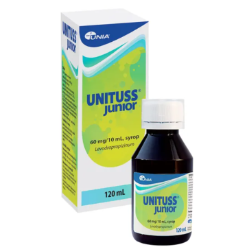 Unituss Junior, 60 mg/10 ml, syrop, 120 ml