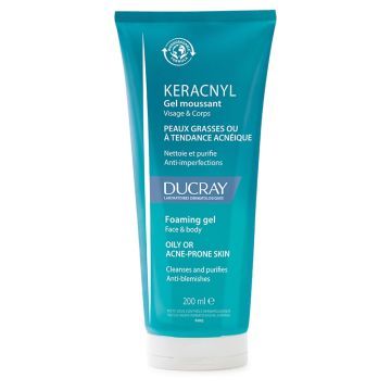 Ducray Keracnyl, żel pieniący, 200 ml