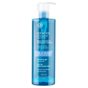 Ducray Keracnyl, żel myjący, 400 ml