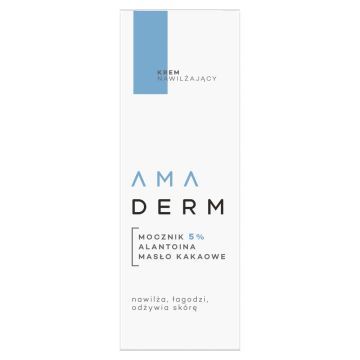 Amaderm, krem do twarzy z 5% mocznikiem, nawilżający, 50 ml