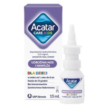 Acatar Care Kids, 0,25 mg/ml, aerozol do nosa, 15 ml