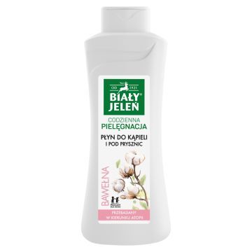 Bialy Jelen, plyn d/kap.,i pod prysznic,Bawelna, 750 ml