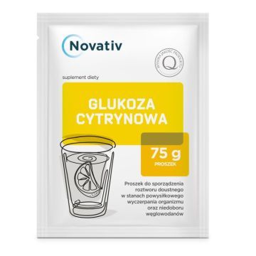 Novativ Glukoza cytrynowa, prosz., 75 g