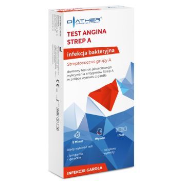 Test Angina Strep A, test kasetkowy, 1 szt.