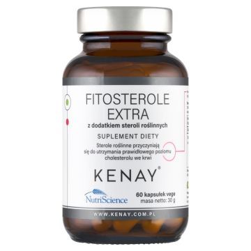 Fitosterole Extra,z dodatkiem steroli roslinnych,kaps.,60szt