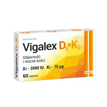 Vigalex D3+K2, tabletki, 60 szt.