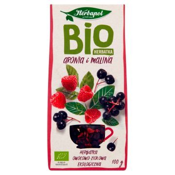 Aronia i malina, herbat.owocowo-ziolowa, BIO, 100 g