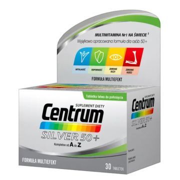 Centrum Silver 50+, tabl., (GSK), 30 szt