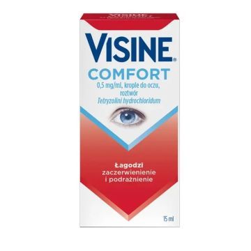 Visine Comfort, 0,5 mg/ml, krople do oczu, 15 ml