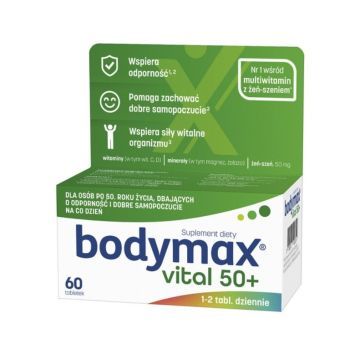 Bodymax Vital 50+, tabletki, 60 szt.