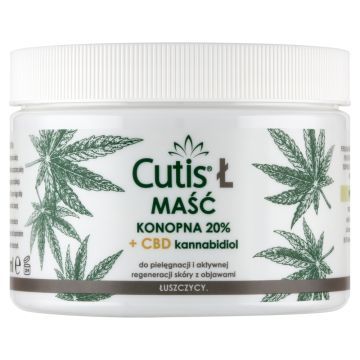 Cutis Ł, maść, konopna, 20%+CBD, 400 ml