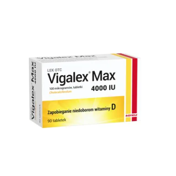 Vigalex Max, 4000 IU, tabletki, 90 szt.