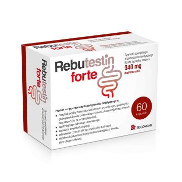 Rebutestin Forte, 340 mg maślanu sodu, kapsułki, 60 szt.