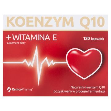 Koenzym Q10+witamina E, kapsułki, 120 szt.