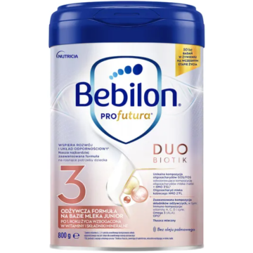 Bebilon PROfutura DUOBIOTIK 3, formuła na bazie mleka po 1. roku życia, 800 g