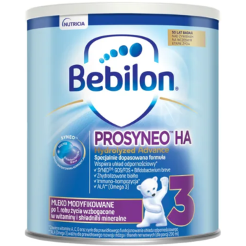 Bebilon Prosyneo HA 3, mleko modyfikowane po 1. roku, 400 g