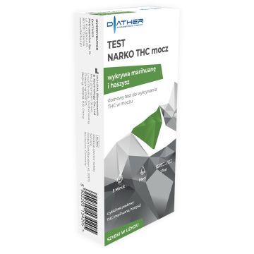 Test Narko THC (marihuana, haszysz), test do wykrywania narkotyków w moczu, 1 szt.