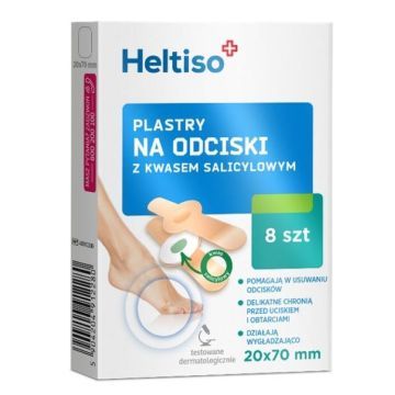 Heltiso, plast.,na odciski z kwasem salicylowym, 8 szt