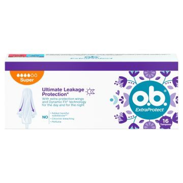 O.B. ExtraProtect Super, tampony, 16 szt.