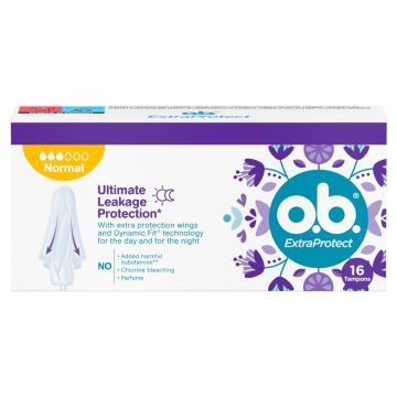 O.B. ExtraProtect Normal, tampony, 16 szt.