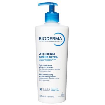Bioderma Atoderm Creme Ultra, krem ultranawilżający i wzmacniający, 500ml