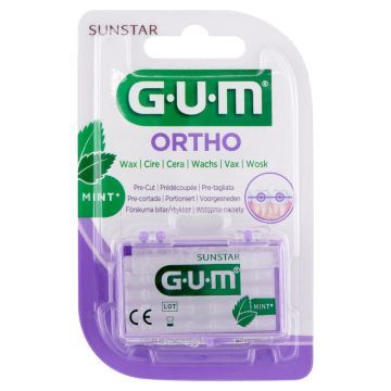 Gum Ortho, wosk, ortodontyczny,mietowy, 1 szt