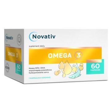 Novativ Omega-3, kaps., 60 szt