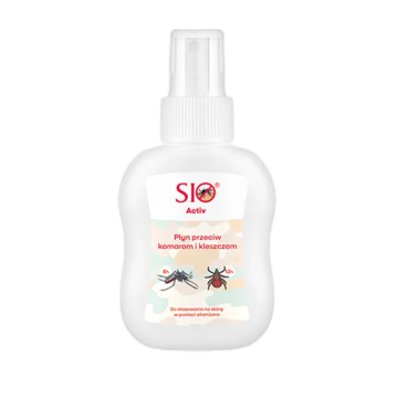 Sio Activ, plyn, przeciw komarom i kleszczom, 100 ml