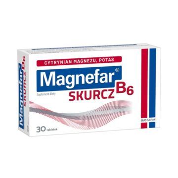 Magnefar B6 Skurcz, tabletki powlekane, 30 szt.