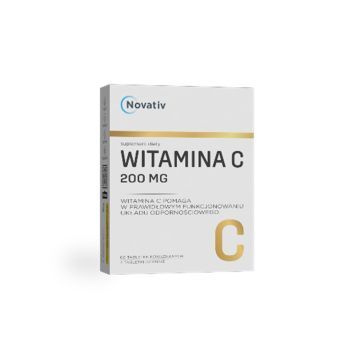 Novativ Witamina C 200 mg, tabletki, 60 sztuk