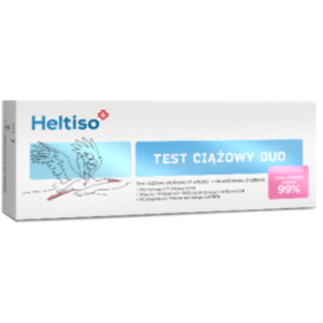 Heltiso test ciążowy Duo (płytk+strum) 