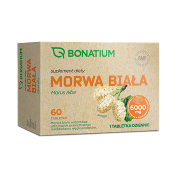 Bonatium Morwa Biala, tabl., 60 szt