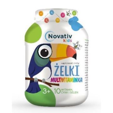 Novativ Kids Żelki Multivitaminka, 150 g