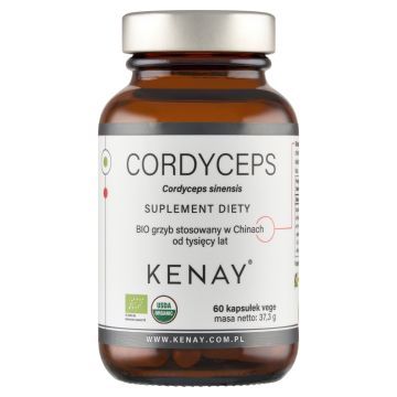 Cordyceps, kaps.,(Kenay), 60 szt