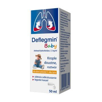 Deflegmin Baby, (7,5 mg/ml), krople doustne, 50 ml