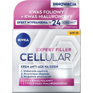 Nivea Expert Filler Cellular,krem,Anti-Age,n/dzien,50ml