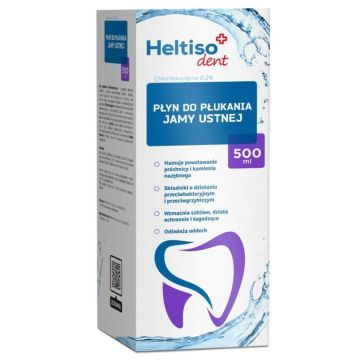 Heltiso Dent, plyn, do plukania jamy ustnej, 500 ml