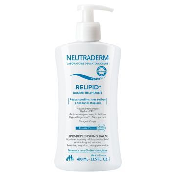 Neutraderm Relipid+,bals,d/tw,cial,odbud.warstwe lipid,400ml