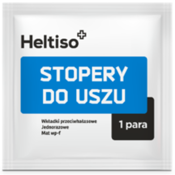 Heltiso, stopery, do uszu,wkladki p/halas,jednoraz,1para