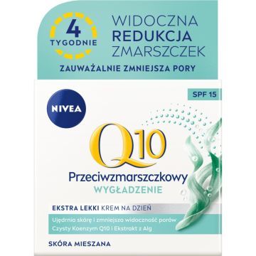 Nivea Q10 Wygladzanie, krem,p/zmar.,lekki,n/dzien, 50 ml