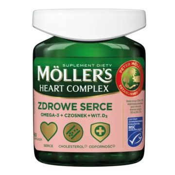 Mollers Heart Complex, Zdrowe Serce, kapsułki,  60 szt.