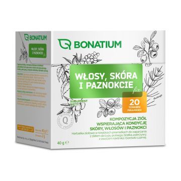 Bonatium Wlosy,skora i paznokcie fix,herbat.ziol.,2g,20szt