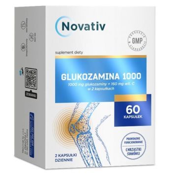 Novativ Glukozamina 1000, kapsułki 60 sztuk