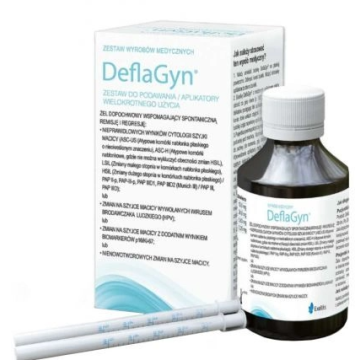 DeflaGyn, żel dopochwowy wspomagający remisję i regresję zmian cytologicznych, 150 ml + 2 aplikatory