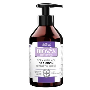 Biovax Sebocontrol, szamp.,normalizujacy,seboreg.,200 ml