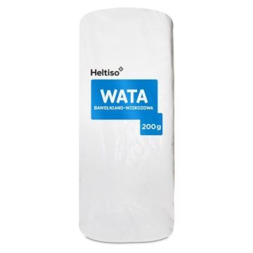 Heltiso, wata opatrunkowa, bawelniano-wiskozowa, 200 g