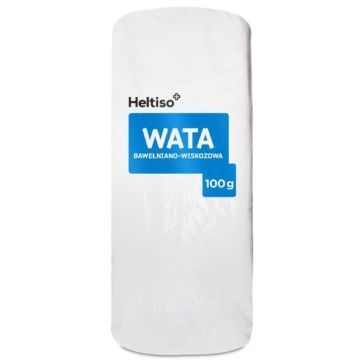 Heltiso wata opatrunkowa bawełniano-wiskozowa, 100 g