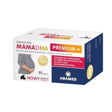 MamaDHA Premium+, kapsułki, 90 szt.